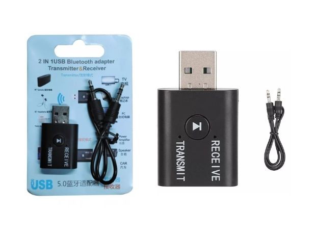 &U+ RECEPTOR Y EMISOR BLUETOOTH USB AUTOMOVIL O EQUIPO (7361)